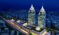 上海月星环球商业中心，总建筑面积达48万平方米，地铁沿线,5A甲级办公楼，商铺，酒店火爆预售中，开发商团购优惠活动中。